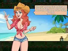 nutaku booty farm hentai game part 05 with big tits flashing 😏