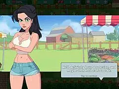 nutaku booty farm hentai game part 05 with big tits flashing 😏