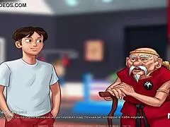 big cucumber fucks mature in kitchen