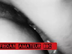 african amateur bbc fucks pussy in missionary with monster cock