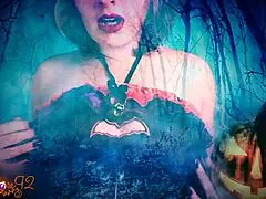 Ghostly ghoulfriend shares halloween roleplay.