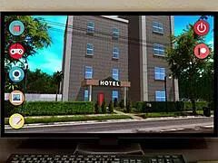 Wow, petite Asian gets monster cock in harem hotel!