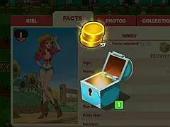 Nutaku booty farm hentai game part 11. Sexy milf brunette flashes big ass and tits in cartoon fantasy.