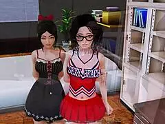 Wow, petite Asian gets monster cock in harem hotel!