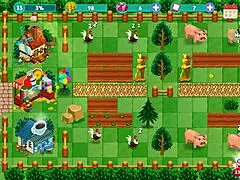 Nutaku booty farm hentai game part 11. Sexy milf brunette flashes big ass and tits in cartoon fantasy.