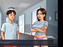 Judith's big tits bouncing intensely