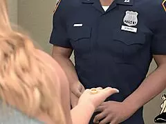 milf enters prison and takes first big black cock
