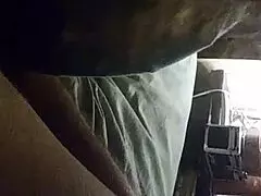 My step mom sucking her boyfriend's dick and swallowing