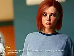 Can this busty MILF resist corruption in the game?