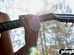 Gorgeous MILF in hot clothes, ready for striptease