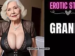 Granny Story Unfolds as Horny Step Grandmother Seduces Me in Part 1