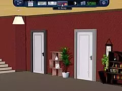 Detailed gameplay in Harem Hotel Part 10 with sexy bent over scenes
