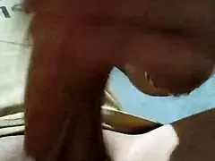 A horny young Latina masturbates to orgasm in her work bathroom, craving cock.