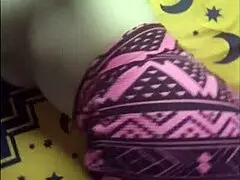 She's in her horny days, making homemade porn with her big tits