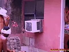 I’m ridin’ this huge dick in a crazy foursome... damn, so tight!