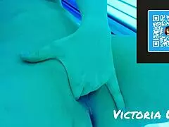 Victoria Wet Masturbates Outdoors In Solarium 😍
