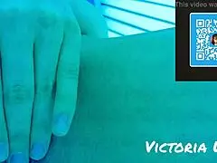 Victoria Wet Masturbates Outdoors In Solarium 😍