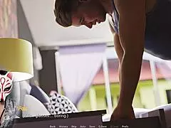 In a scent 7: milf redhead with small tits in comedy game