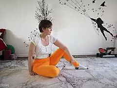 Yoga lesson 340 with milf instruction