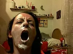 Mature mom's ass fucked and creamed