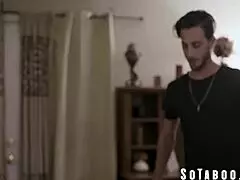 girlfriend convinces reluctant stepmom to join us - sarah vandella