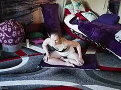 Lesson In Shaved Pussy Lips And Barefoot Instruction