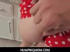 ashley wolf rides her stepson's dick in pov orgasm