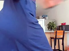 Big Natural Ebony Ass Shaking