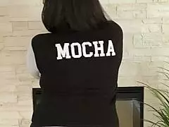 Celebrating 50k subscribers with mochalamulata in a steamy ebony pov scene. Dive into her shaved charm!