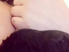 watch this bisexual stepmom finger her big ass before they delete it again?