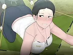 Camp with Big Tits Mom, Wanna Join Our Hot Game?