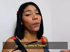 Girl Accepts Proposal, Ends Up With Three Huge Cocks In Her Mouth For Deepthroat Blowjob