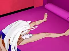 Rumi usagiyama bounces like a rabbit on midoriya izuku deku cock from her animal instincts, she says in hentai scene