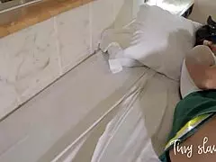 A Relaxing Intimate Moment With Tiny And Her New Toy