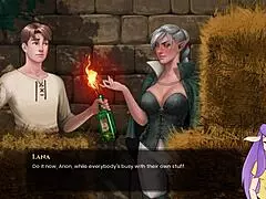 In this legendary hentai series, part 30 features an elf milf engaging in rough sex with a big black cock.