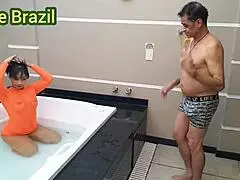 I Went to the Motel to Meet My Sister-in-Law Soraya Castro; She Was Waiting in the Jacuzzi