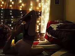 sexy mommy in clothes teaches lesson 65, showing cunt and ass