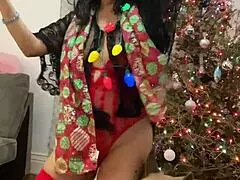 anna maria, mature latina, enjoys more holiday fun