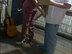 religious leader with guitar wants to convert me, but i invited him to fuck and rode his cock.