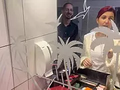 i'm at the bar with panties hangin' from the ceilin', gettin' anal fucked