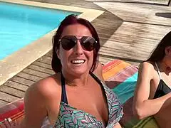 Vanessa Coquine With Candie Before Trio