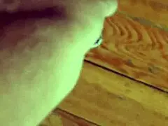 After finding my stepmom's nudes, she gives me a handjob and blowjob in the living room