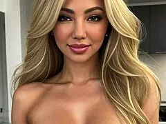 Thalía moans loudly while showing her natural tits and sexy body.