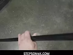 Quinn Waters, my curvy milf stepmom, sucked my huge cock after chores 😏