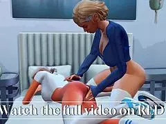 lustful futanari stepmom tricks straight daughter in wild sims 4 anime hentai