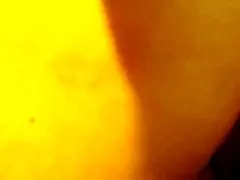 ebony stepmom relaxes in front of her husband