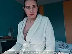 Don't cum twice inside busty stepmom. Stepmommy gets drilled hard while husband’s away.