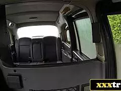 classy blonde bimbo from london cant resist older cabbie