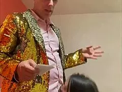 mchenry cruiser gets a blowjob during standup comedy gig