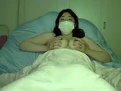 i'm a fat chubby milf masturbating my big tits before bed, oops i mean before sleep.